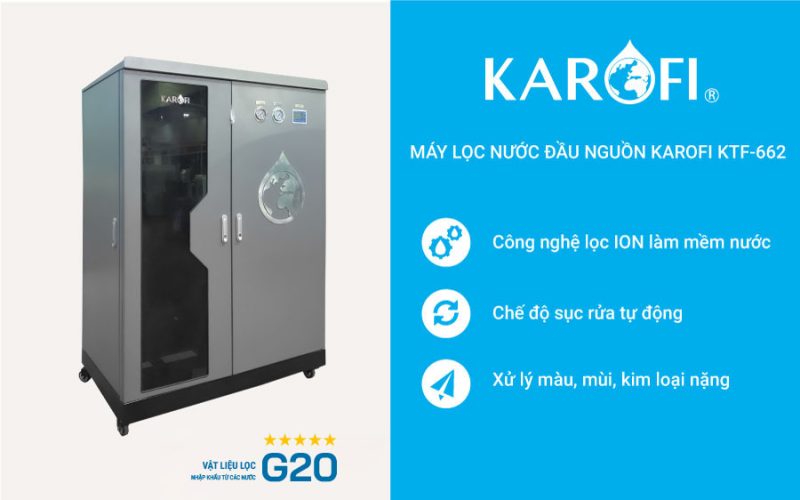 Máy lọc nước tổng Karofi KTF-662 Plus 6 Máy lọc nước tổng Karofi KTF-662 Plus