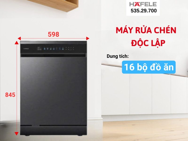 Máy rửa chén Hafele HDW-F6072B 535.29.700 14 Máy rửa chén Hafele HDW-F6072B 535.29.700