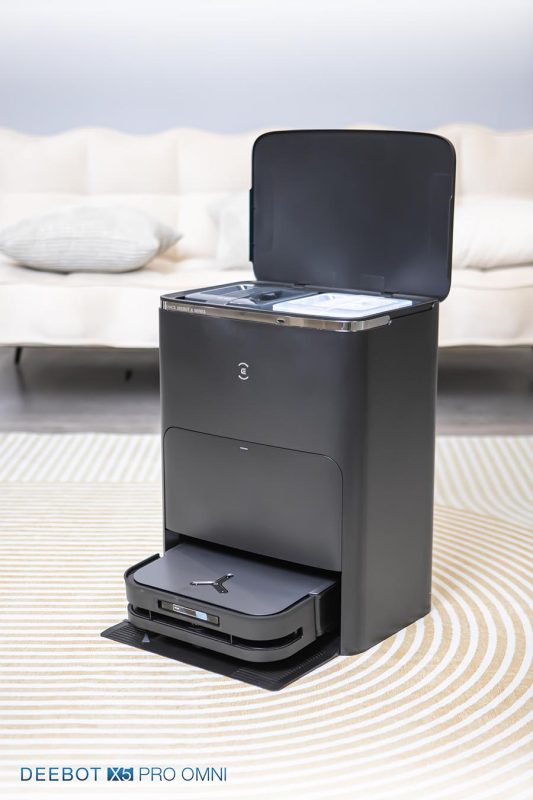 ROBOT HÚT BỤI LAU NHÀ ECOVACS DEEBOT X5 PRO OMNI 74 ROBOT HÚT BỤI LAU NHÀ ECOVACS DEEBOT X5 PRO OMNI