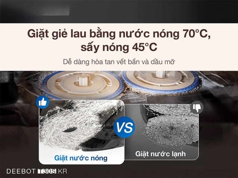 ROBOT HÚT BỤI LAU NHÀ ECOVACS DEEBOT T30S KR 54 ROBOT HÚT BỤI LAU NHÀ ECOVACS DEEBOT T30S KR