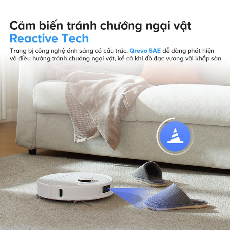 ROBOT HÚT BỤI LAU NHÀ ROBOROCK QREVO 5AE 56 ROBOT HÚT BỤI LAU NHÀ ROBOROCK QREVO 5AE