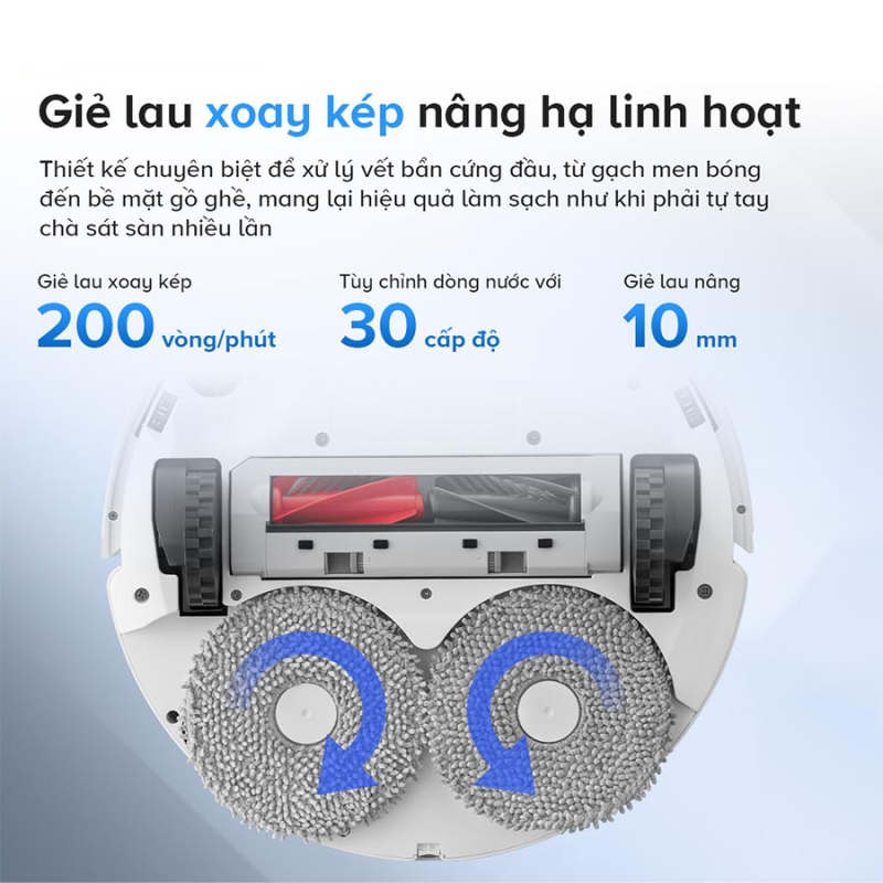 ROBOT HÚT BỤI LAU NHÀ ROBOROCK QREVO 5AE 55 ROBOT HÚT BỤI LAU NHÀ ROBOROCK QREVO 5AE