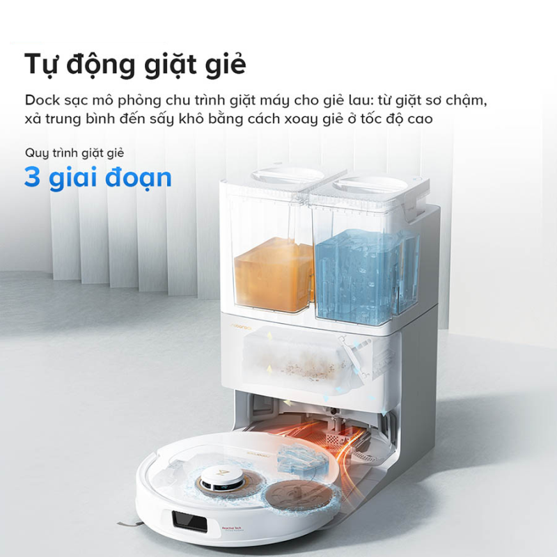 ROBOT HÚT BỤI LAU NHÀ ROBOROCK QREVO 5AE 64 ROBOT HÚT BỤI LAU NHÀ ROBOROCK QREVO 5AE