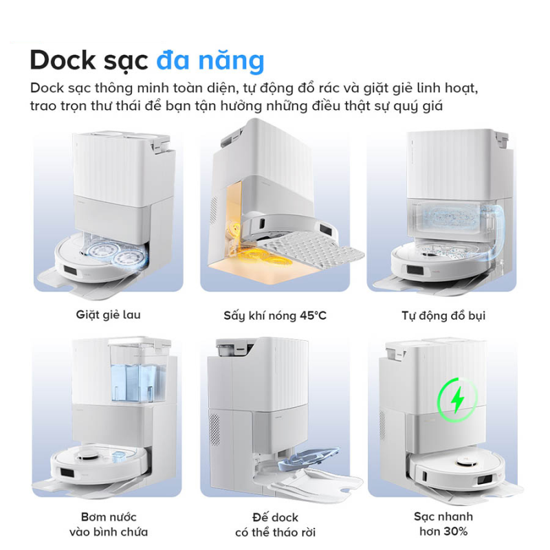 ROBOT HÚT BỤI LAU NHÀ ROBOROCK QREVO 5AE 57 ROBOT HÚT BỤI LAU NHÀ ROBOROCK QREVO 5AE