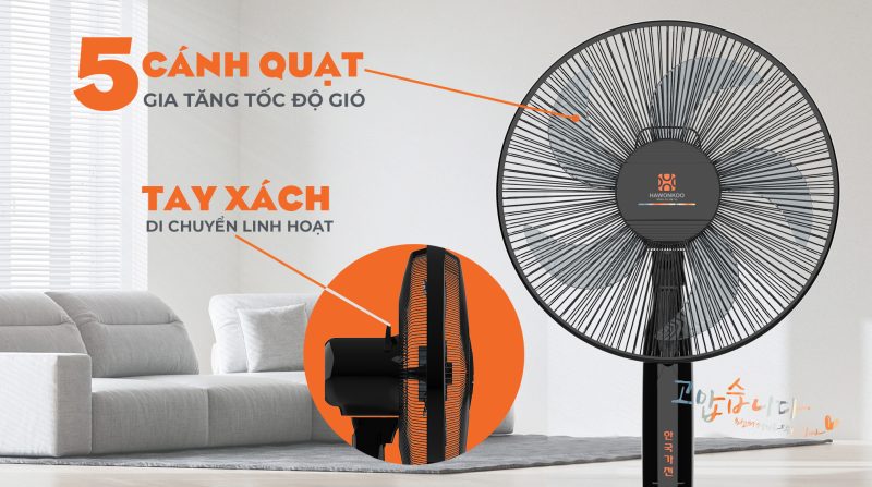 QUẠT ĐIỆN HAWONKOO FAH-011-BL 15 QUẠT ĐIỆN HAWONKOO FAH-011-BL