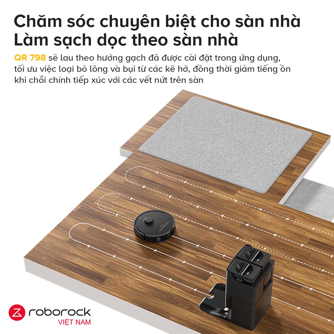 ROBOT HÚT BỤI LAU NHÀ ROBOROCK QR 798 46 ROBOT HÚT BỤI LAU NHÀ ROBOROCK QR 798