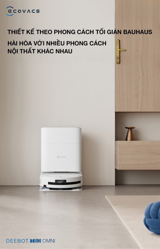 ROBOT HÚT BỤI LAU NHÀ ECOVACS DEEBOT T80 OMNI 70 ROBOT HÚT BỤI LAU NHÀ ECOVACS DEEBOT T80 OMNI