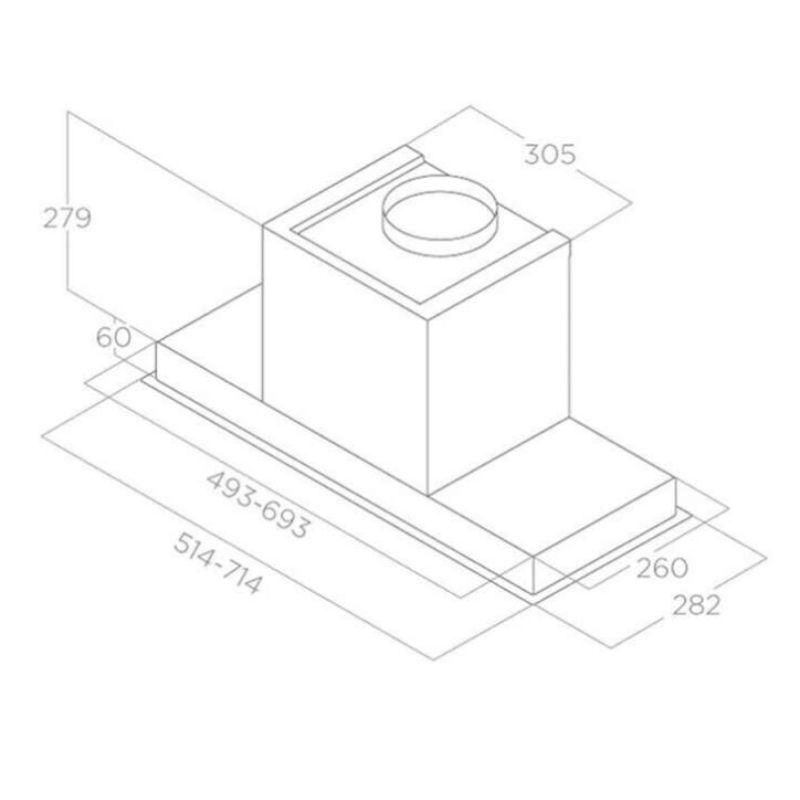 MÁY HÚT MÙI ÂM TỦ ELICA HIDDEN 2.0 IX/A/60 9 MÁY HÚT MÙI ÂM TỦ ELICA HIDDEN 2.0 IX/A/60