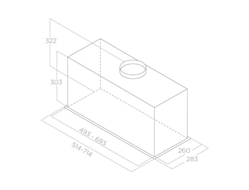 MÁY HÚT MÙI ÂM TỦ ELICA LANE BL MAT/A/72 11 MÁY HÚT MÙI ÂM TỦ ELICA LANE BL MAT/A/72