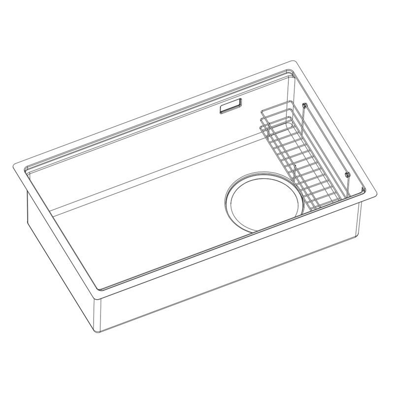 Chậu rửa bát KLUGER KY7545SL-S75 27 Chậu rửa bát KLUGER KY7545SL-S75