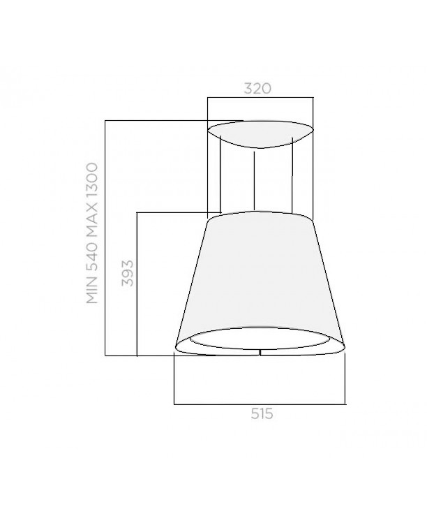 MÁY HÚT MÙI ĐẢO ĐÈN ELICA EASY UX IX/F/50 11 MÁY HÚT MÙI ĐẢO ĐÈN ELICA EASY UX IX/F/50