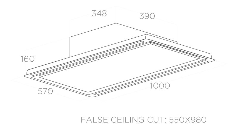 MÁY HÚT MÙI ELICA HILIGHT GLASS H16 WH/A/100 13 MÁY HÚT MÙI ELICA HILIGHT GLASS H16 WH/A/100