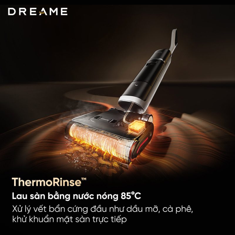 MÁY HÚT BỤI LAU NHÀ KHÔ VÀ ƯỚT DREAME H15 PRO HEAT 34 MÁY HÚT BỤI LAU NHÀ KHÔ VÀ ƯỚT DREAME H15 PRO HEAT