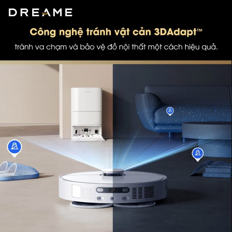 ROBOT HÚT BỤI LAU NHÀ DREAME D20 ULTRA 47 ROBOT HÚT BỤI LAU NHÀ DREAME D20 ULTRA