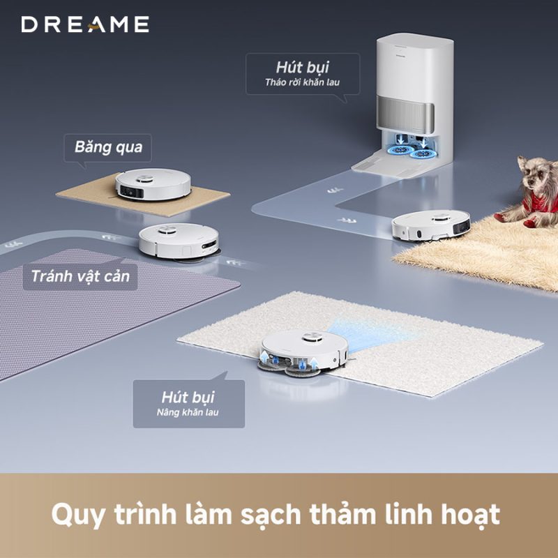 ROBOT HÚT BỤI LAU NHÀ DREAME L40S ULTRA 34 ROBOT HÚT BỤI LAU NHÀ DREAME L40S ULTRA
