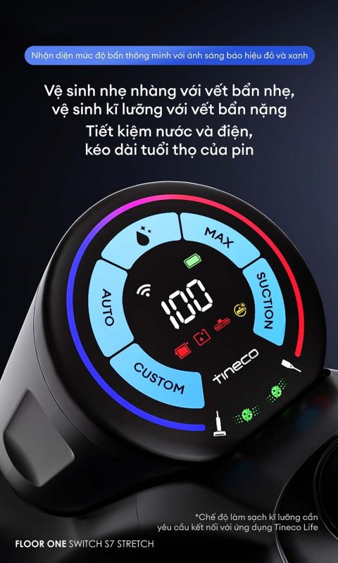 MÁY HÚT BỤI LAU NHÀ TINECO FLOOR ONE SWITCH S7 STRETCH 53 MÁY HÚT BỤI LAU NHÀ TINECO FLOOR ONE SWITCH S7 STRETCH