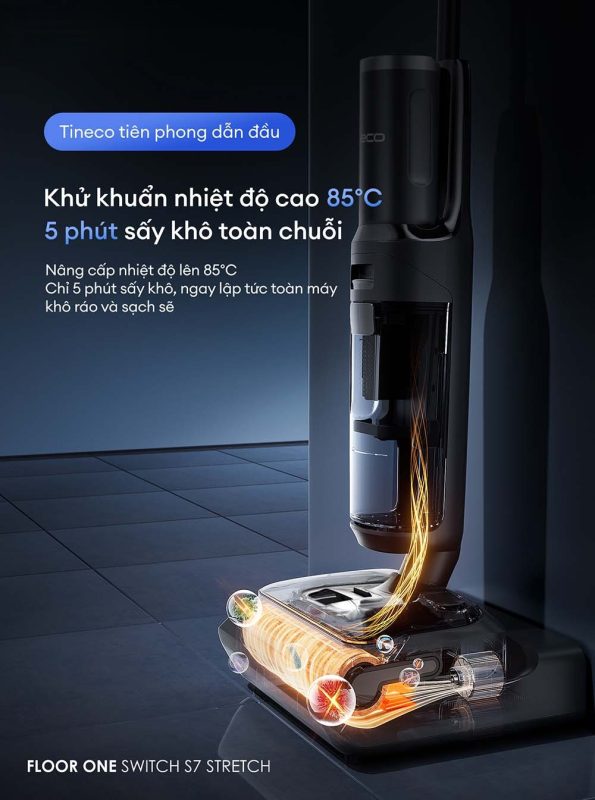 MÁY HÚT BỤI LAU NHÀ TINECO FLOOR ONE SWITCH S7 STRETCH 49 MÁY HÚT BỤI LAU NHÀ TINECO FLOOR ONE SWITCH S7 STRETCH