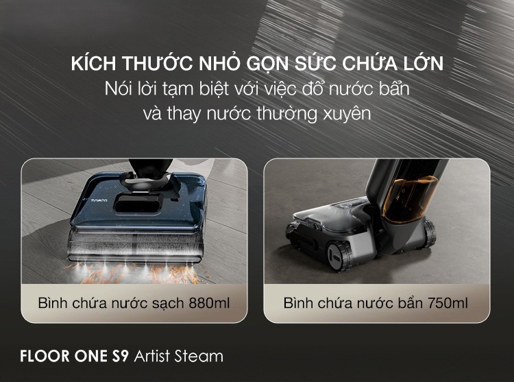 MÁY HÚT BỤI LAU NHÀ TINECO FLOOR ONE S9 ARTIST STEAM 44 MÁY HÚT BỤI LAU NHÀ TINECO FLOOR ONE S9 ARTIST STEAM