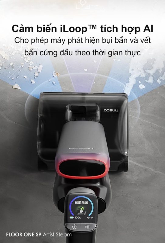 MÁY HÚT BỤI LAU NHÀ TINECO FLOOR ONE S9 ARTIST STEAM 46 MÁY HÚT BỤI LAU NHÀ TINECO FLOOR ONE S9 ARTIST STEAM