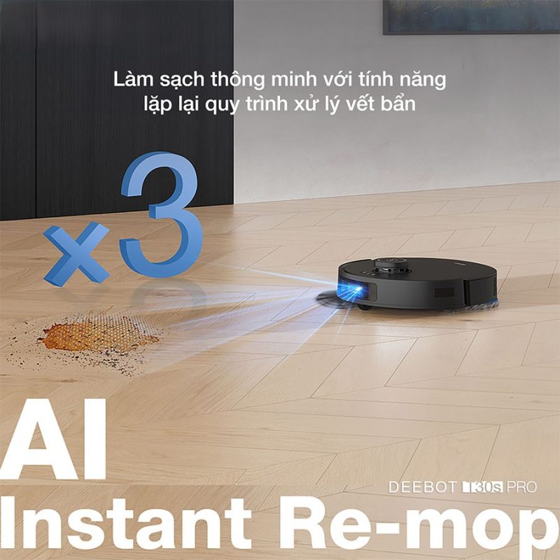 ROBOT HÚT BỤI LAU NHÀ ECOVACS DEEBOT T30S PRO 57 ROBOT HÚT BỤI LAU NHÀ ECOVACS DEEBOT T30S PRO