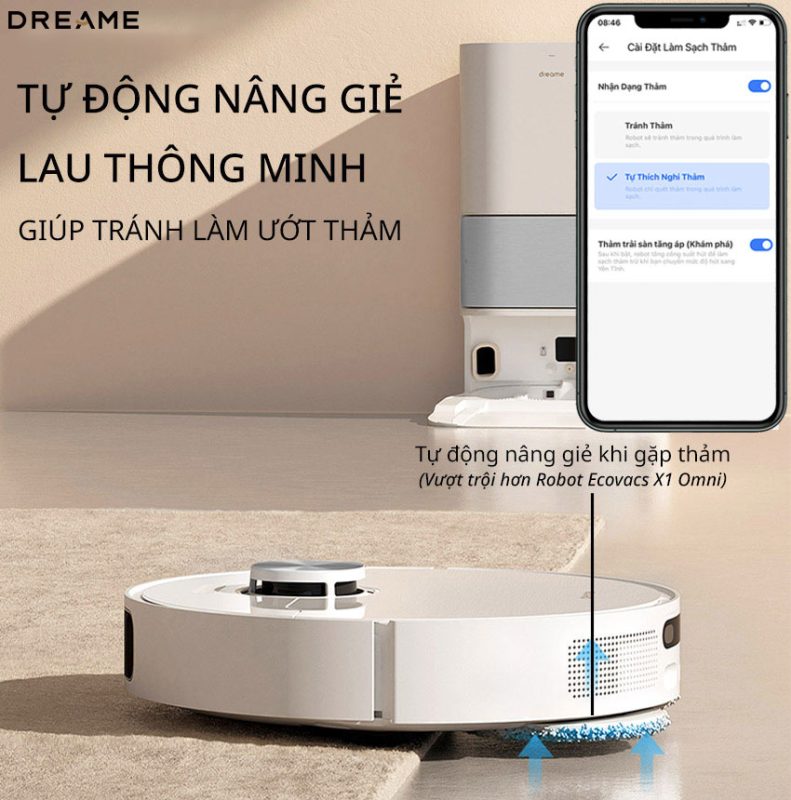 ROBOT HÚT BỤI LAU NHÀ DREAME L10S ULTRA SE 45 ROBOT HÚT BỤI LAU NHÀ DREAME L10S ULTRA SE