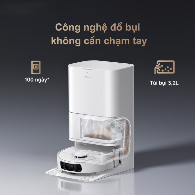 ROBOT HÚT BỤI LAU NHÀ DREAME D20 ULTRA 44 ROBOT HÚT BỤI LAU NHÀ DREAME D20 ULTRA