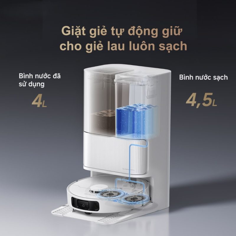 ROBOT HÚT BỤI LAU NHÀ DREAME D20 ULTRA 45 ROBOT HÚT BỤI LAU NHÀ DREAME D20 ULTRA