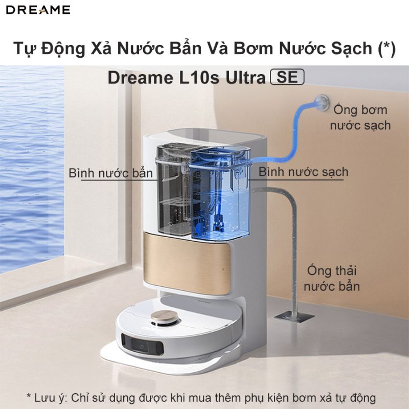 ROBOT HÚT BỤI LAU NHÀ DREAME L10S ULTRA SE 42 ROBOT HÚT BỤI LAU NHÀ DREAME L10S ULTRA SE