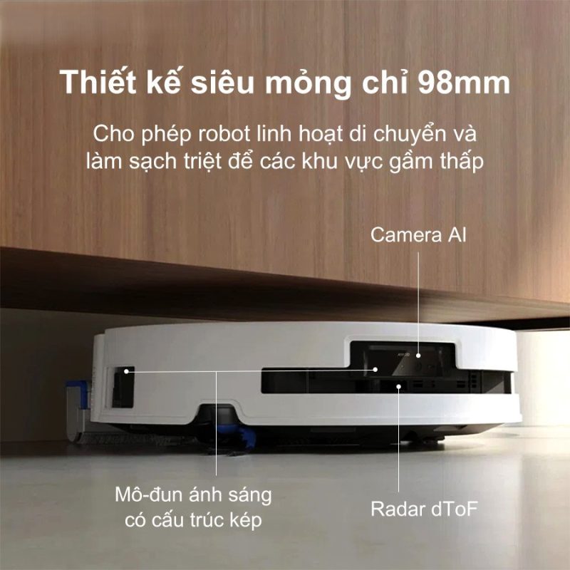ROBOT HÚT BỤI LAU NHÀ ECOVACS DEEBOT T80 OMNI 72 ROBOT HÚT BỤI LAU NHÀ ECOVACS DEEBOT T80 OMNI