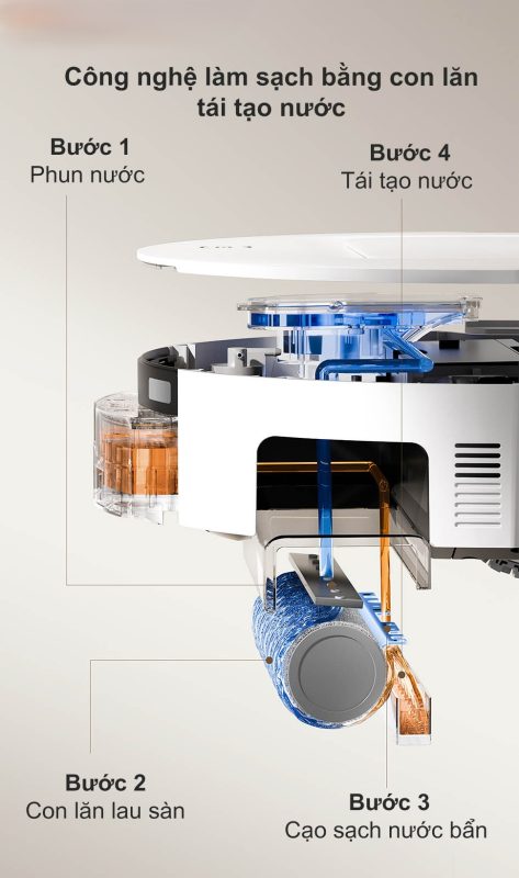 ROBOT HÚT BỤI LAU NHÀ ECOVACS DEEBOT T80 OMNI 84 ROBOT HÚT BỤI LAU NHÀ ECOVACS DEEBOT T80 OMNI
