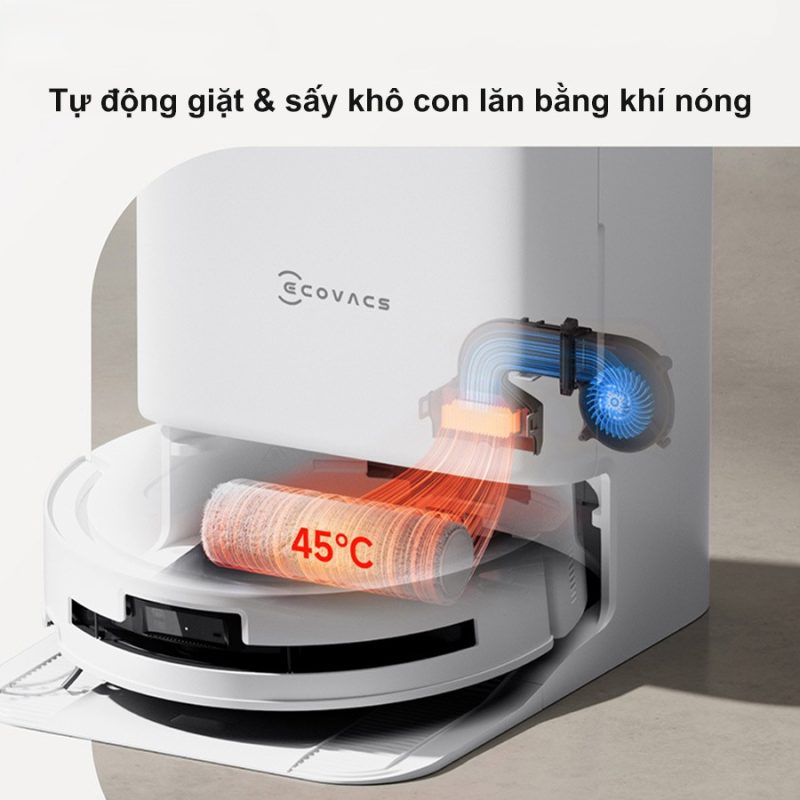 ROBOT HÚT BỤI LAU NHÀ ECOVACS DEEBOT T80 OMNI 91 ROBOT HÚT BỤI LAU NHÀ ECOVACS DEEBOT T80 OMNI