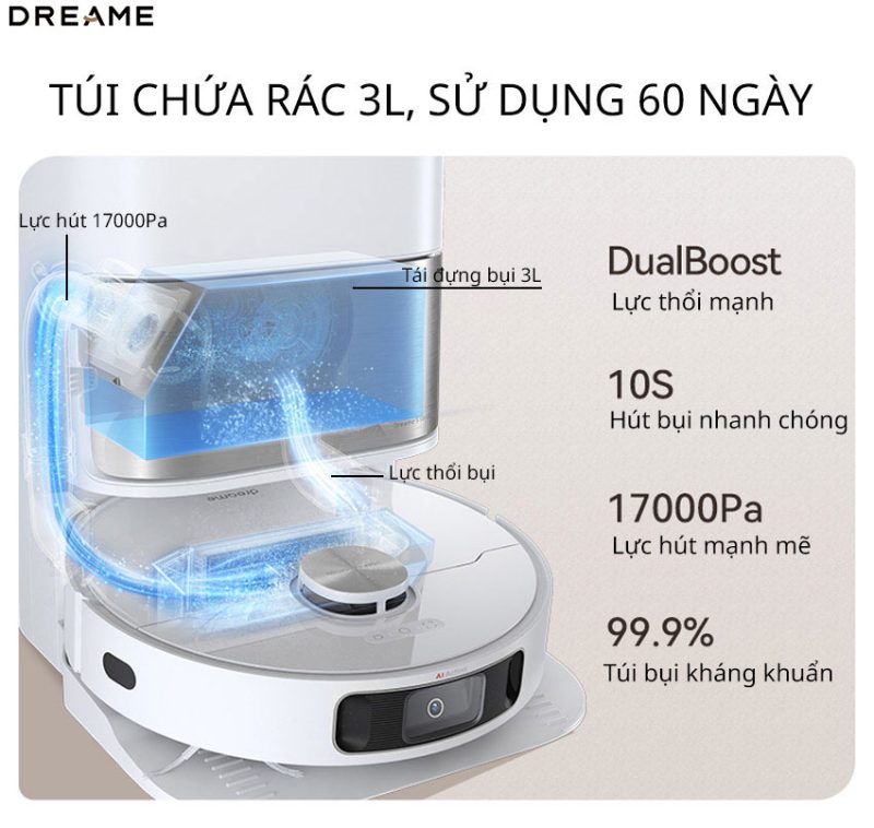 ROBOT HÚT BỤI LAU NHÀ DREAME L10S ULTRA SE 40 ROBOT HÚT BỤI LAU NHÀ DREAME L10S ULTRA SE