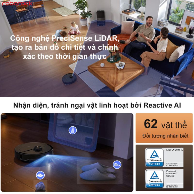 ROBOT HÚT BỤI LAU NHÀ ROBOROCK Q REVO MASTER 42 ROBOT HÚT BỤI LAU NHÀ ROBOROCK Q REVO MASTER
