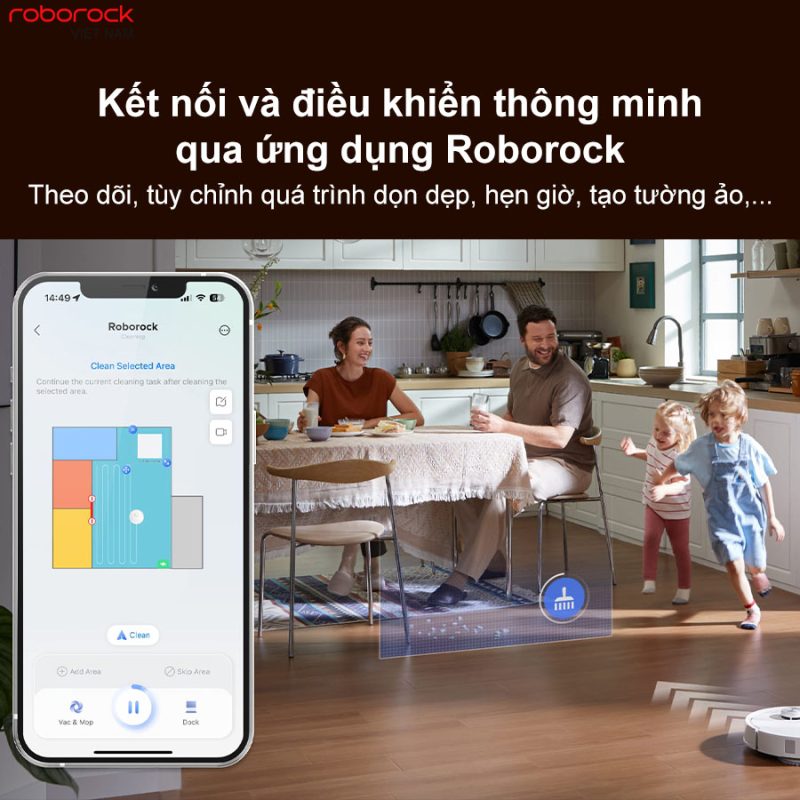 ROBOT HÚT BỤI LAU NHÀ ROBOROCK Q REVO MASTER 45 ROBOT HÚT BỤI LAU NHÀ ROBOROCK Q REVO MASTER
