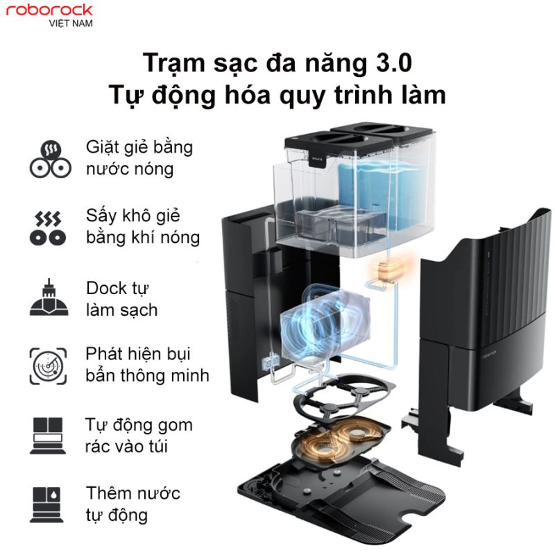 ROBOT HÚT BỤI LAU NHÀ ROBOROCK Q REVO MASTER 38 ROBOT HÚT BỤI LAU NHÀ ROBOROCK Q REVO MASTER