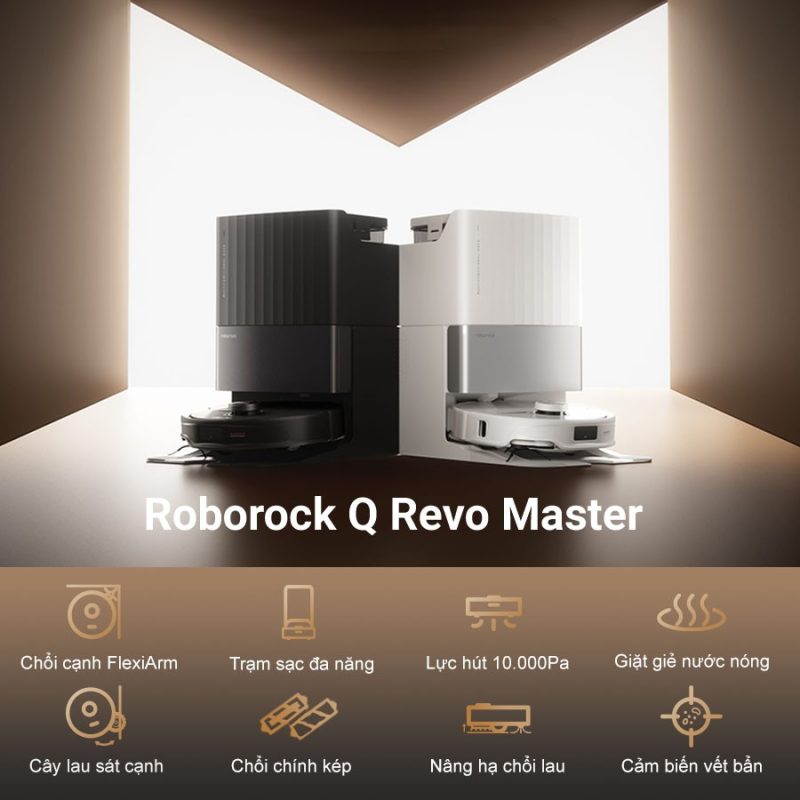 ROBOT HÚT BỤI LAU NHÀ ROBOROCK Q REVO MASTER 35 ROBOT HÚT BỤI LAU NHÀ ROBOROCK Q REVO MASTER