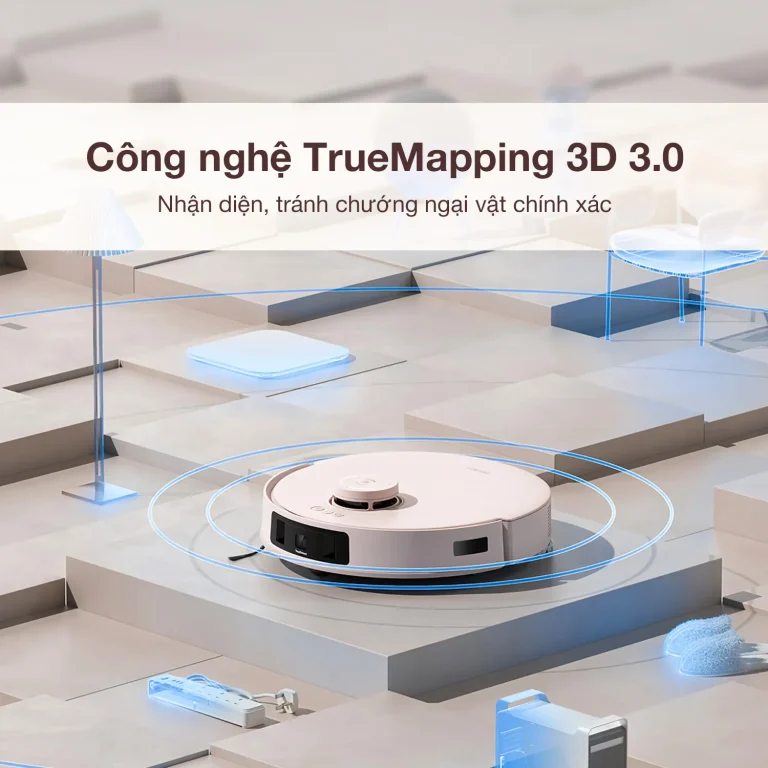 ROBOT HÚT BỤI LAU NHÀ ECOVACS DEEBOT T30 PRO OMNI 63 ROBOT HÚT BỤI LAU NHÀ ECOVACS DEEBOT T30 PRO OMNI