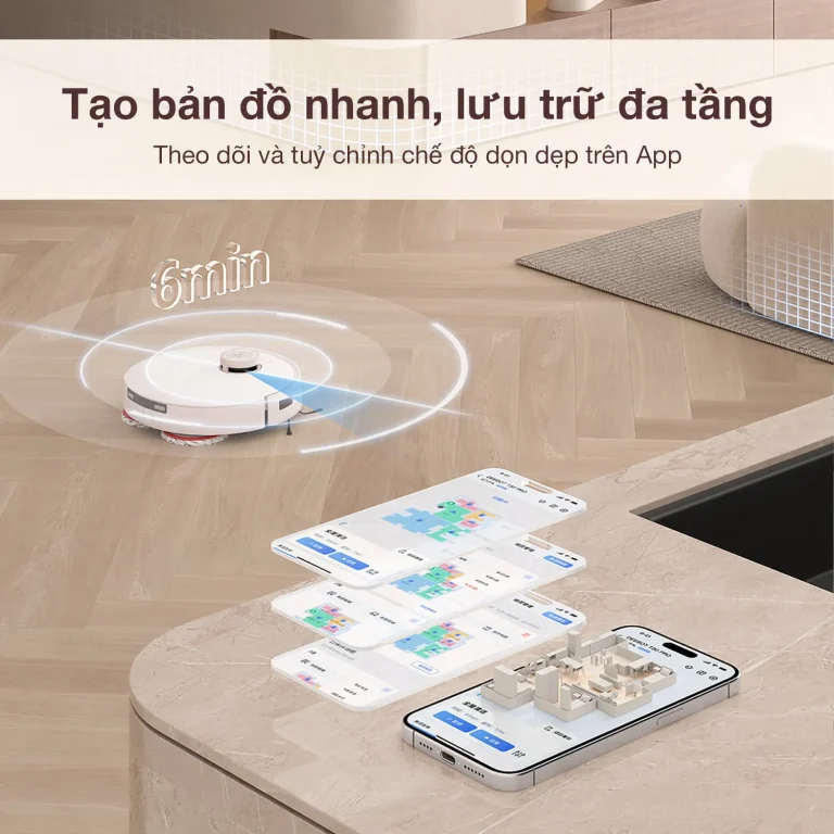 ROBOT HÚT BỤI LAU NHÀ ECOVACS DEEBOT T30 PRO OMNI 67 ROBOT HÚT BỤI LAU NHÀ ECOVACS DEEBOT T30 PRO OMNI