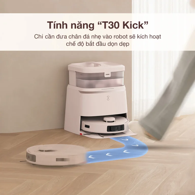 ROBOT HÚT BỤI LAU NHÀ ECOVACS DEEBOT T30 PRO OMNI 64 ROBOT HÚT BỤI LAU NHÀ ECOVACS DEEBOT T30 PRO OMNI