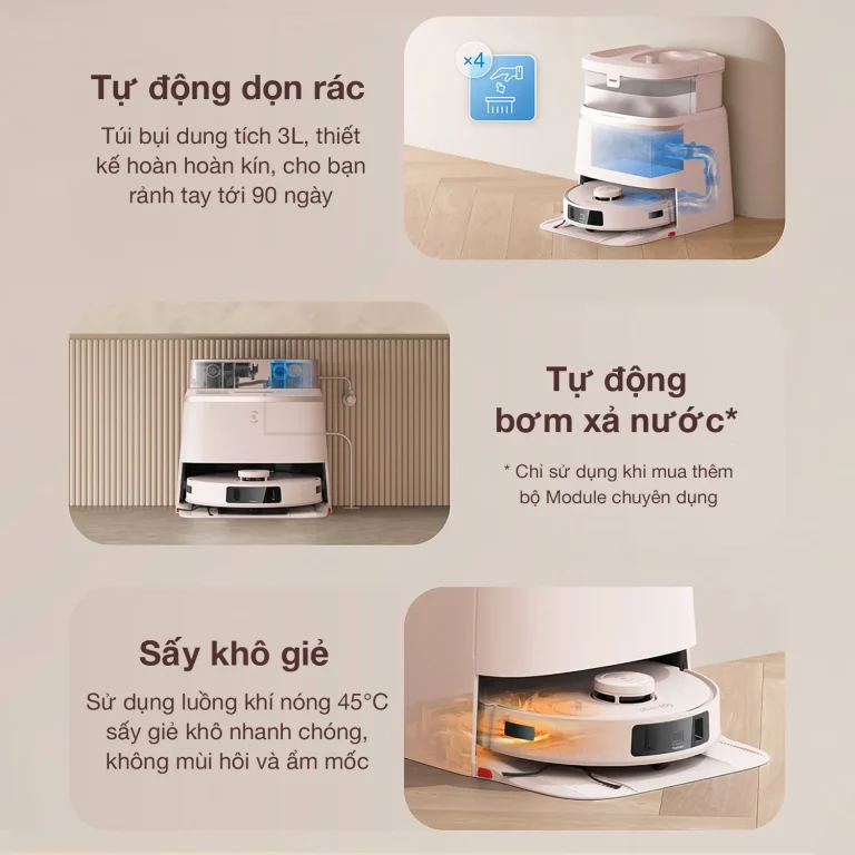 ROBOT HÚT BỤI LAU NHÀ ECOVACS DEEBOT T30 PRO OMNI 62 ROBOT HÚT BỤI LAU NHÀ ECOVACS DEEBOT T30 PRO OMNI