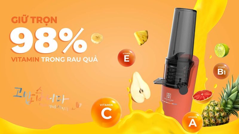 MÁY ÉP CHẬM HAWONKOO SJH-001-CR 12 MÁY ÉP CHẬM HAWONKOO SJH-001-CR