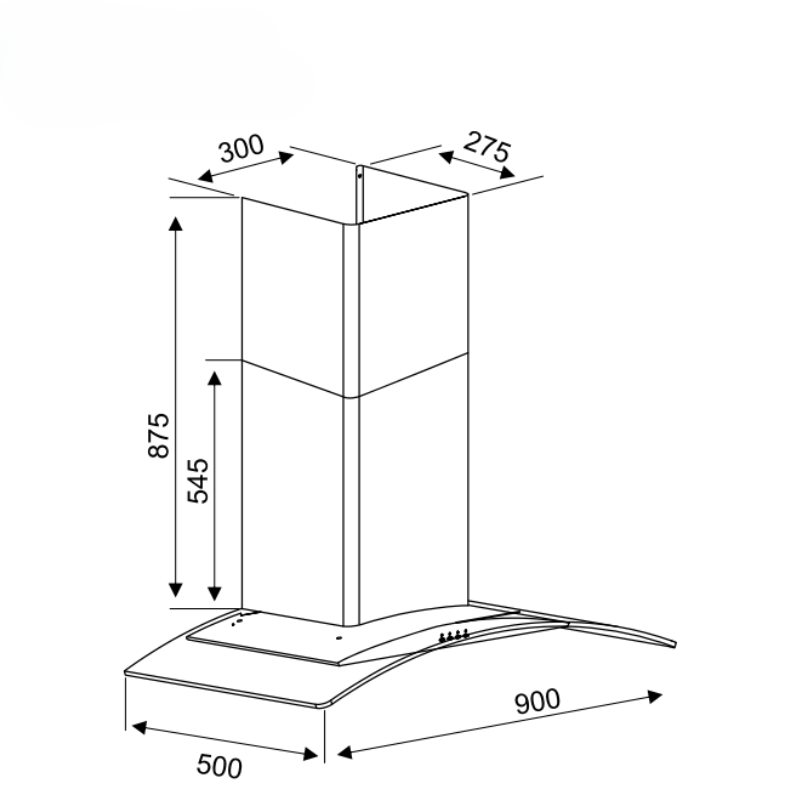 MÁY HÚT MÙI KOCHER K-8970 90CM 17 MÁY HÚT MÙI KOCHER K-8970 90CM
