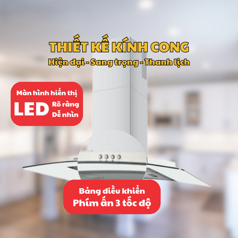MÁY HÚT MÙI KOCHER K-8990 90CM 26 MÁY HÚT MÙI KOCHER K-8990 90CM