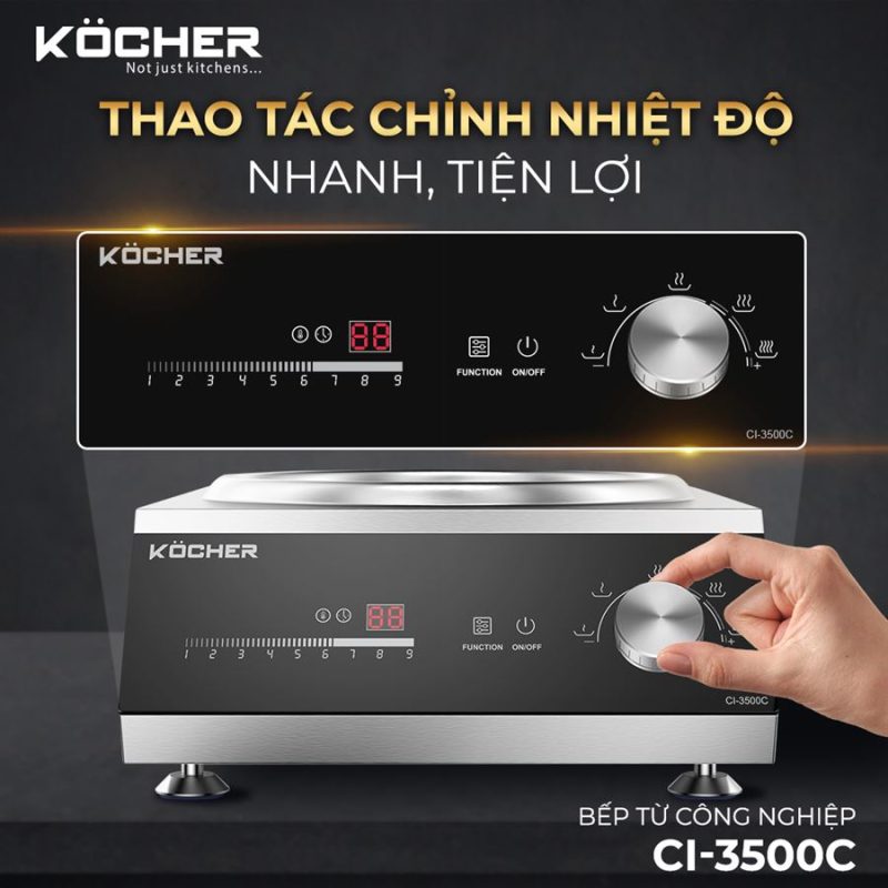BẾP TỪ CÔNG NGHIỆP KOCHER CI-3500C 23 BẾP TỪ CÔNG NGHIỆP KOCHER CI-3500C
