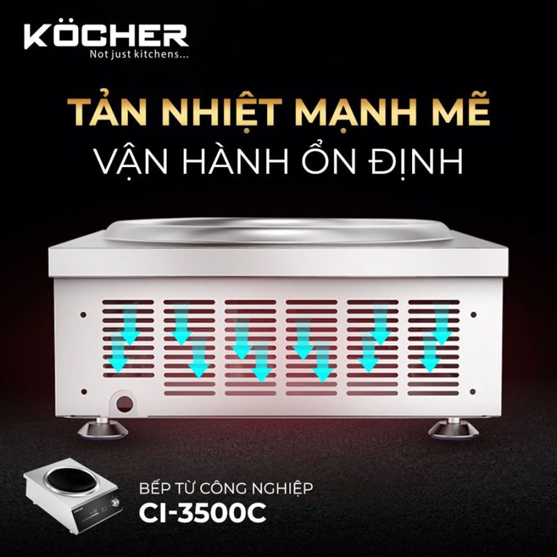 BẾP TỪ CÔNG NGHIỆP KOCHER CI-3500C 22 BẾP TỪ CÔNG NGHIỆP KOCHER CI-3500C