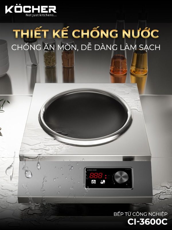 BẾP TỪ CÔNG NGHIỆP KOCHER CI-3600C 19 BẾP TỪ CÔNG NGHIỆP KOCHER CI-3600C