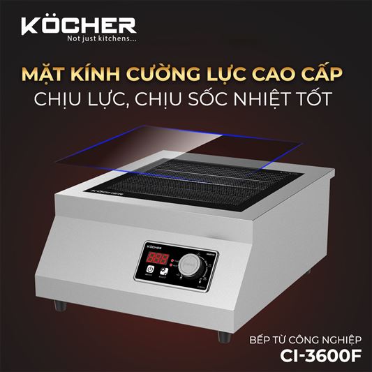 BẾP TỪ CÔNG NGHIỆP KOCHER CI-3600F 17 BẾP TỪ CÔNG NGHIỆP KOCHER CI-3600F