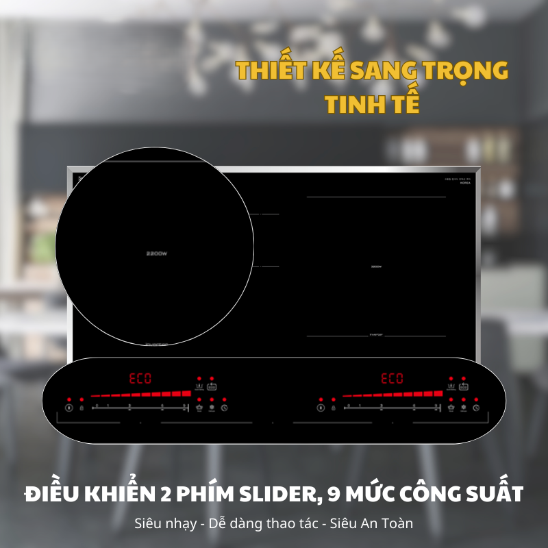 BẾP TỪ KOCHER DI-333PRO 36 BẾP TỪ KOCHER DI-333PRO