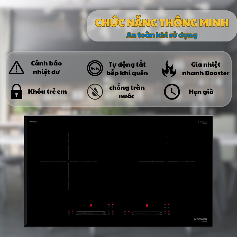 BẾP TỪ KOCHER DI-616SE 31 BẾP TỪ KOCHER DI-616SE