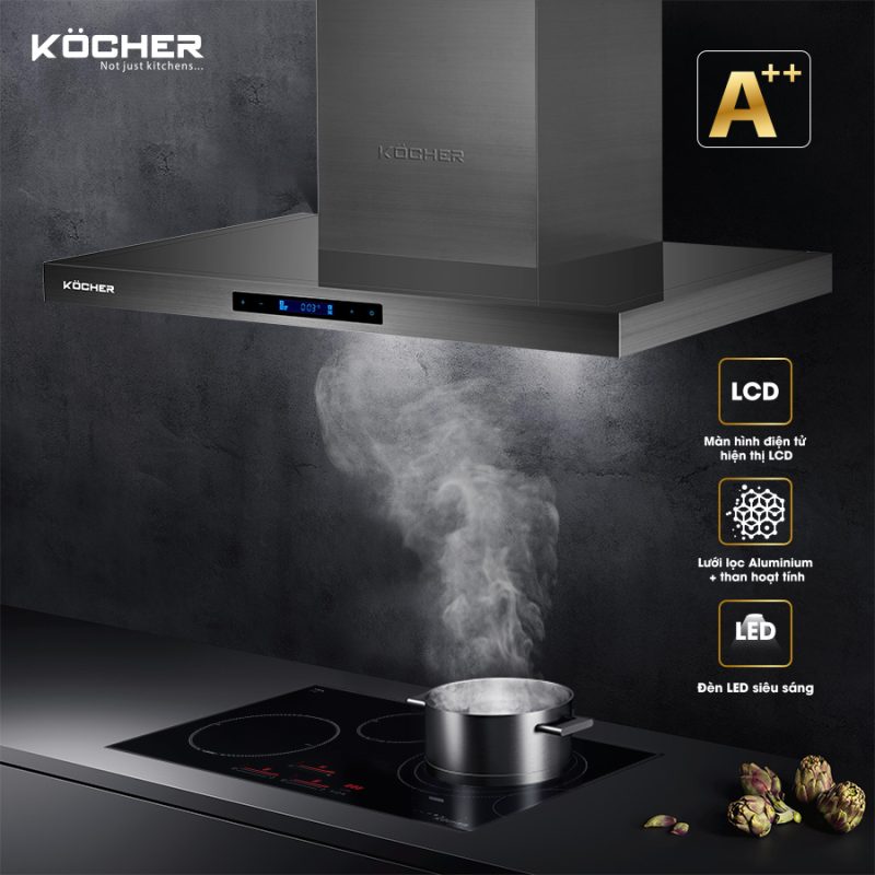 MÁY HÚT MÙI KOCHER K-225MI 90CM 30 MÁY HÚT MÙI KOCHER K-225MI 90CM